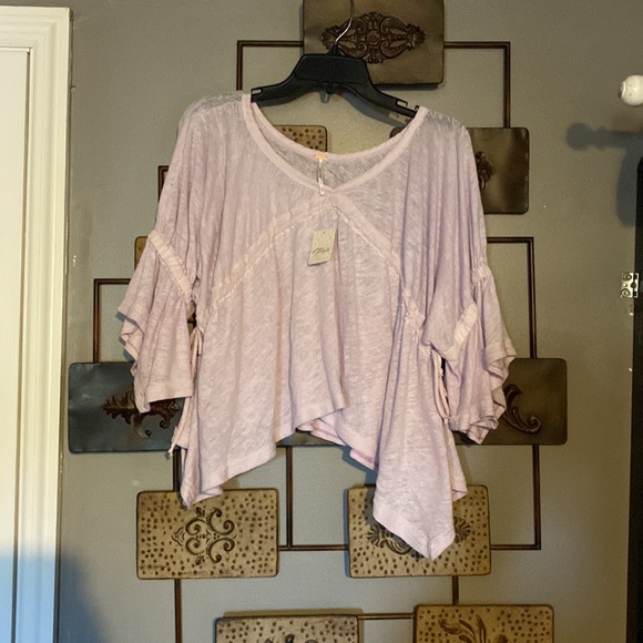 Free People Sand Storm Top Flounce Ethereal Size XSmall NWT - Picture 9 of 14